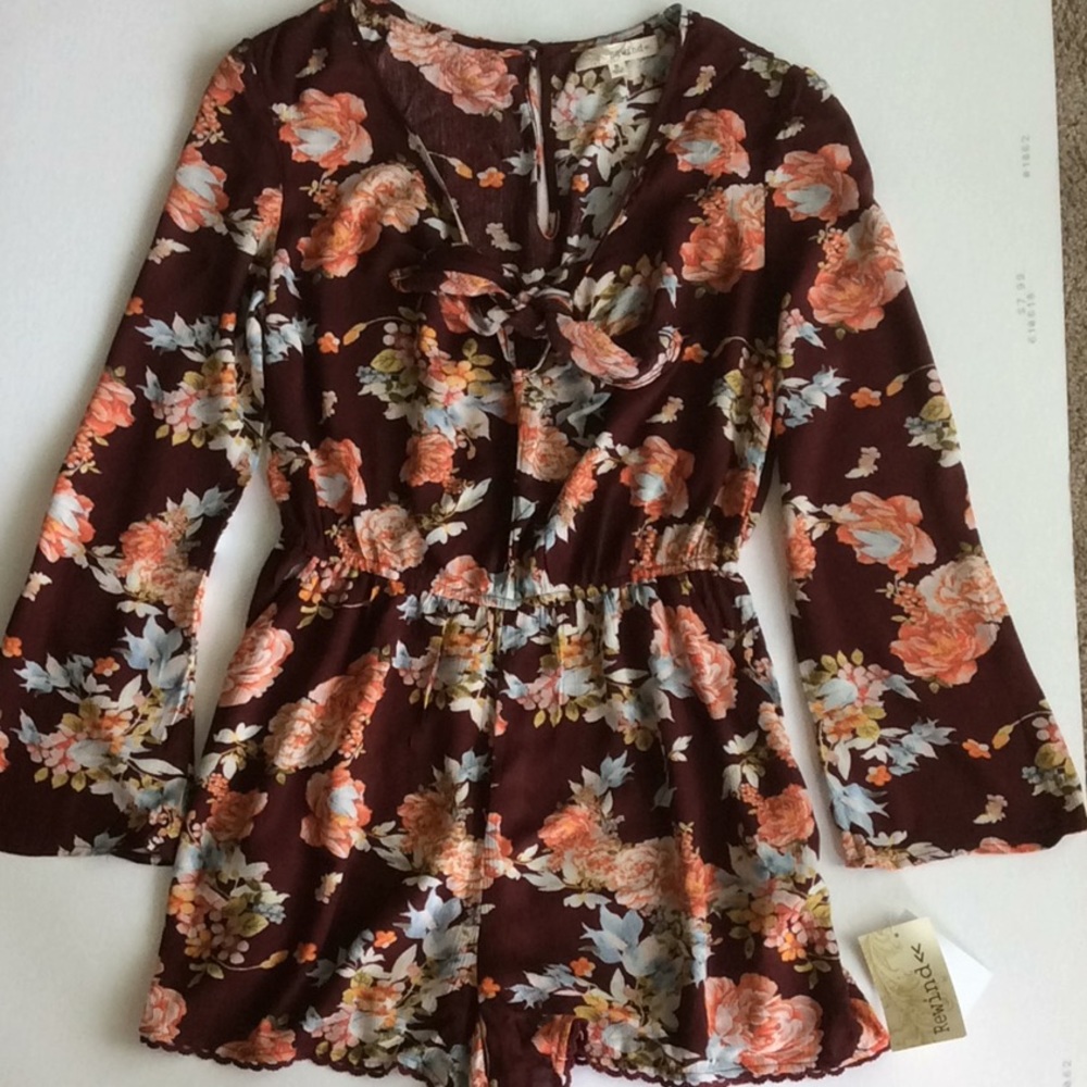 NWT Beautiful Long Sleeved Romper